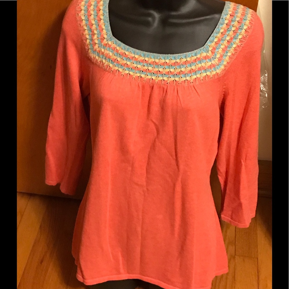 Hasting &Smith medium 100% cotton 3/4 sleeve top